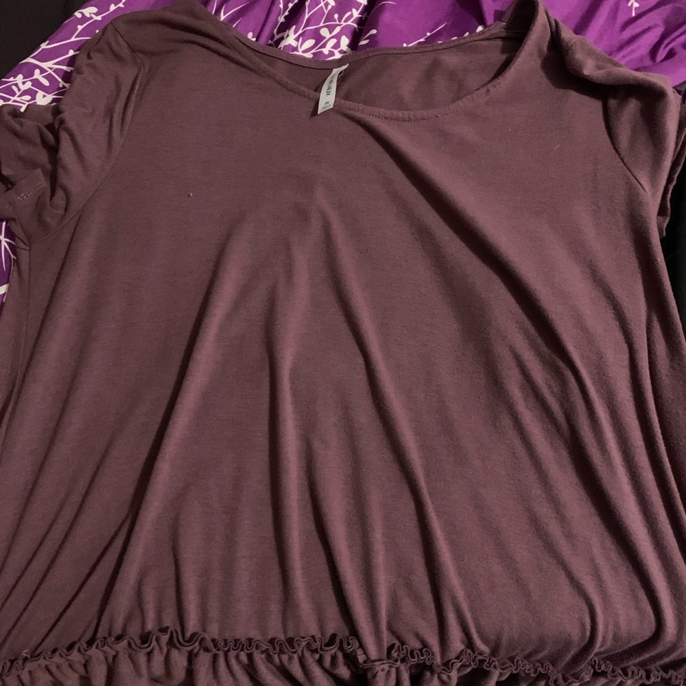 3X plum top from Zenana Premium